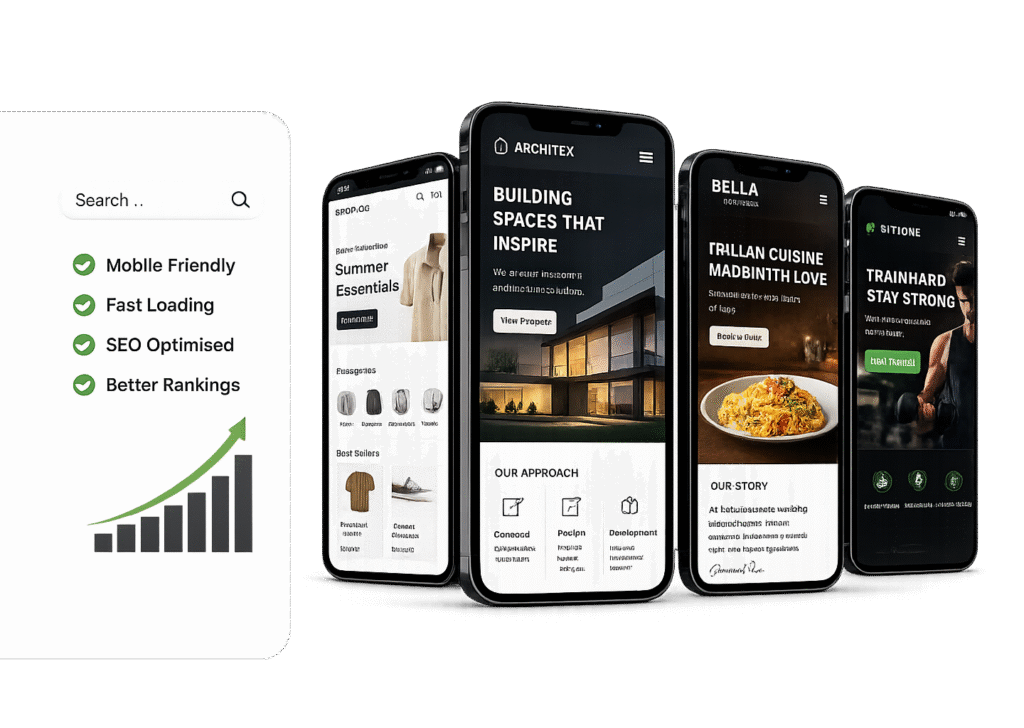 Mobile-friendly and optimised for search engines
