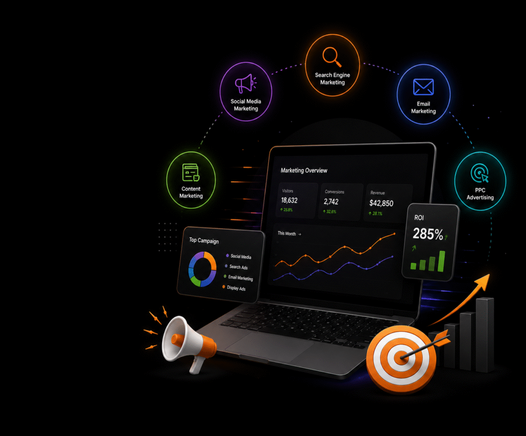 Online marketing strategies & campaigns to boost your business.