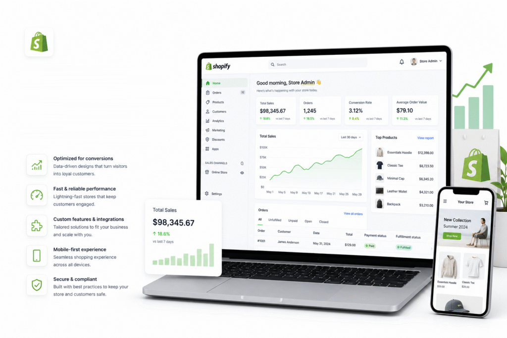 Focus on the growth of your Shopify site