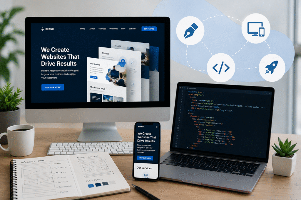 Website design tailored to your business needs