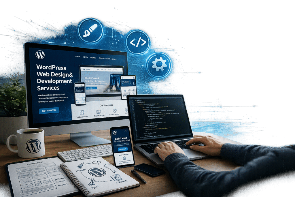 WordPress web design and development services.